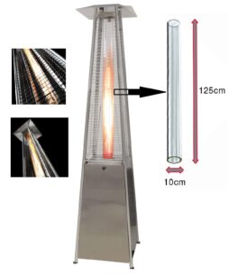 Replacement Glass for Pyramid Patio gas heater 021 5562413